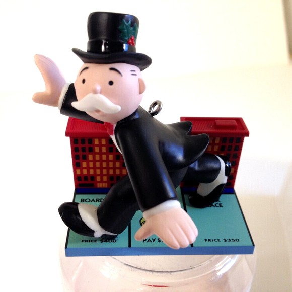 Vintage Mr. Monopoly Keepsake Christmas Ornament 2000 Hallmark Collectable - Picture 2 of 12